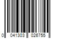 Barcode Image for UPC code 0041303026755