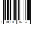 Barcode Image for UPC code 0041303027349