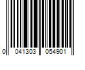 Barcode Image for UPC code 0041303054901