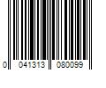 Barcode Image for UPC code 0041313080099