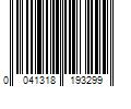 Barcode Image for UPC code 0041318193299