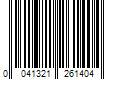 Barcode Image for UPC code 0041321261404