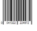 Barcode Image for UPC code 0041322224972