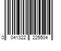 Barcode Image for UPC code 0041322225504