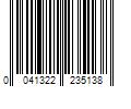 Barcode Image for UPC code 0041322235138