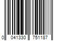 Barcode Image for UPC code 0041330751187