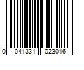 Barcode Image for UPC code 0041331023016