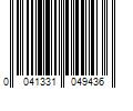 Barcode Image for UPC code 0041331049436