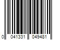 Barcode Image for UPC code 0041331049481