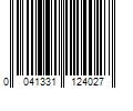 Barcode Image for UPC code 0041331124027