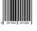 Barcode Image for UPC code 0041333001029