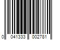 Barcode Image for UPC code 0041333002781