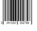 Barcode Image for UPC code 0041333002798