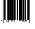 Barcode Image for UPC code 0041333029962