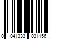 Barcode Image for UPC code 0041333031156