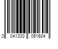 Barcode Image for UPC code 0041333051604