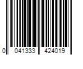 Barcode Image for UPC code 0041333424019