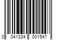 Barcode Image for UPC code 0041334001547