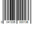 Barcode Image for UPC code 0041335000136