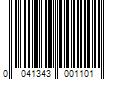 Barcode Image for UPC code 0041343001101