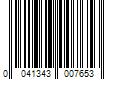 Barcode Image for UPC code 0041343007653