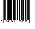 Barcode Image for UPC code 0041343009398