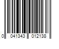 Barcode Image for UPC code 0041343012138