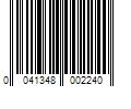 Barcode Image for UPC code 0041348002240