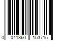 Barcode Image for UPC code 0041360153715