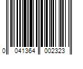 Barcode Image for UPC code 0041364002323