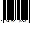 Barcode Image for UPC code 0041376107481