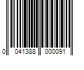 Barcode Image for UPC code 0041388000091