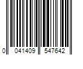 Barcode Image for UPC code 0041409547642