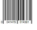 Barcode Image for UPC code 0041415014381