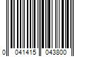 Barcode Image for UPC code 0041415043800