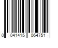 Barcode Image for UPC code 0041415064751