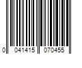 Barcode Image for UPC code 0041415070455