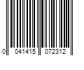 Barcode Image for UPC code 0041415072312