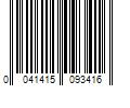 Barcode Image for UPC code 0041415093416