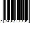 Barcode Image for UPC code 0041415119147