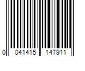 Barcode Image for UPC code 0041415147911