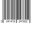 Barcode Image for UPC code 0041415247802