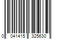 Barcode Image for UPC code 0041415325630