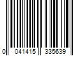 Barcode Image for UPC code 0041415335639