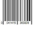 Barcode Image for UPC code 0041415363809