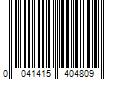 Barcode Image for UPC code 0041415404809