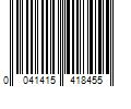 Barcode Image for UPC code 0041415418455