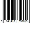 Barcode Image for UPC code 0041415653610