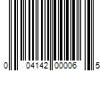 Barcode Image for UPC code 004142000065