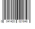 Barcode Image for UPC code 0041420021848